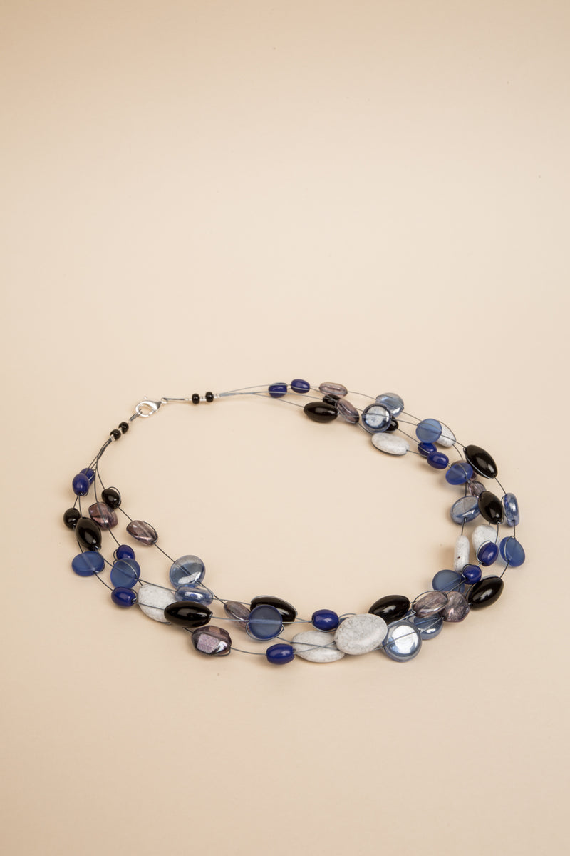 Collier Mathilde bleu