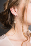 Boucles d'oreilles Joanna en argent plaqué or