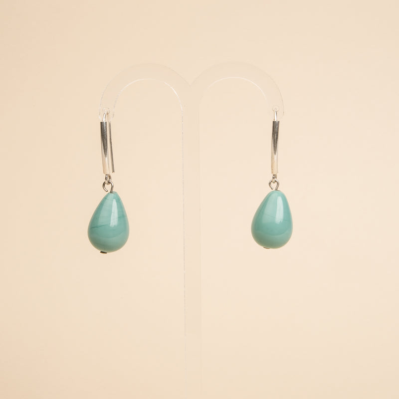 Boucles d'oreilles Miranda Bleu turquoise