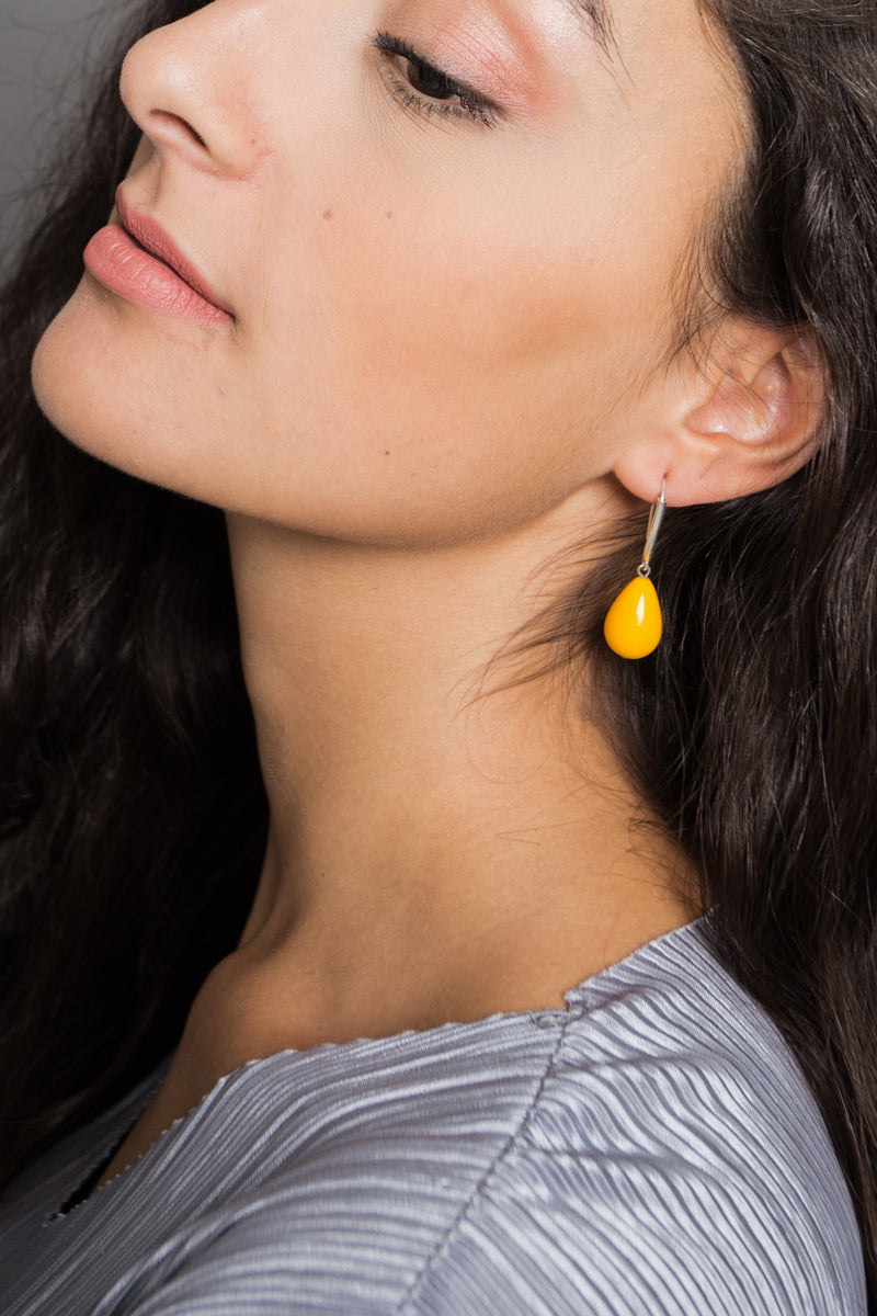 Boucles d'oreilles Miranda Jaune