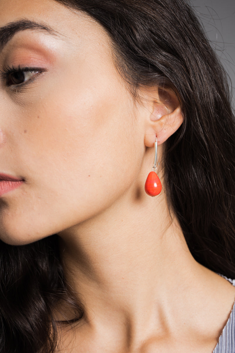 Boucles d'oreilles Miranda Orange