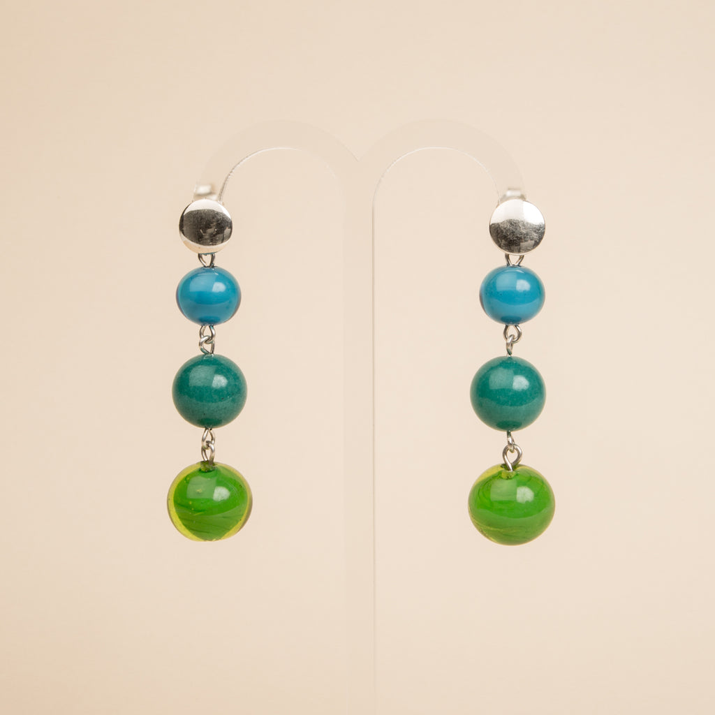 Boucles d'oreilles Anita Vert