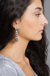 Boucles d'oreilles Miranda Bleu turquoise